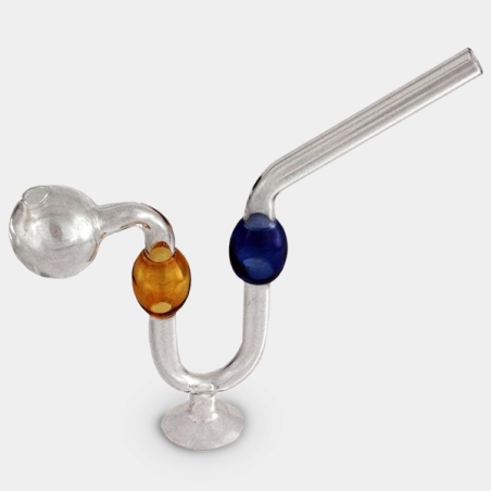 Glass Oil Pipe with Stand - GB The Green Brand