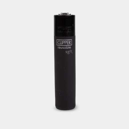 Clipper Soft Touch Black Lighter | The Green Brand