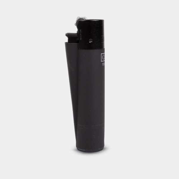 Clipper Soft Touch Black lighter