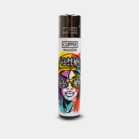 Clipper Graffiti Soul Lighter - The Green Brand
