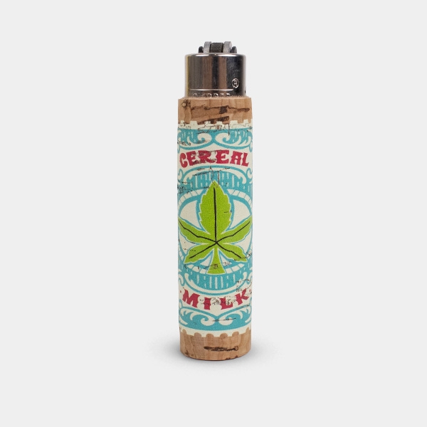Clipper lighter with Weed Cork case
