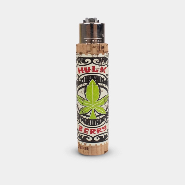 Clipper lighter with Weed Cork case