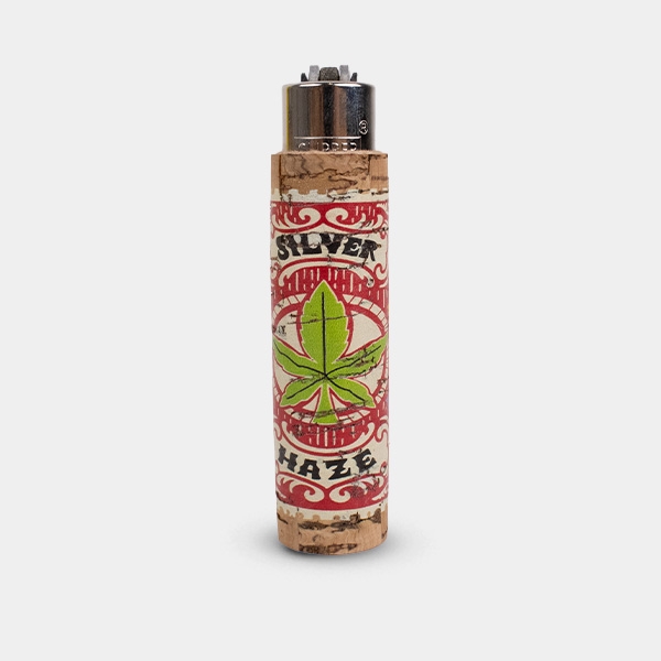 Clipper lighter with Weed Cork case