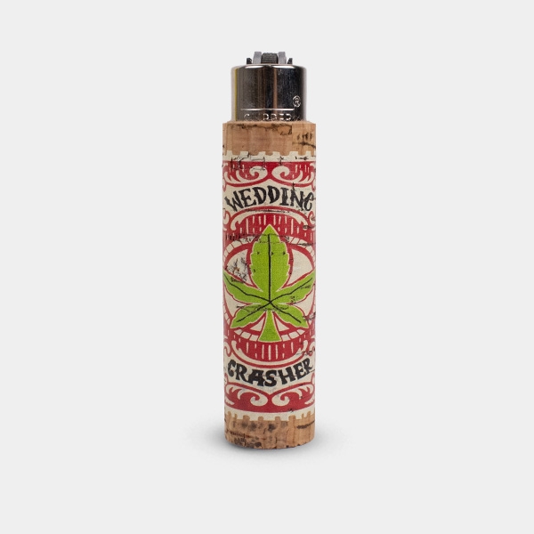 Clipper lighter with Weed Cork case