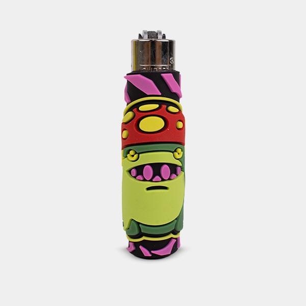 Clipper Lighter Silicone Monster Mushrooms - GB