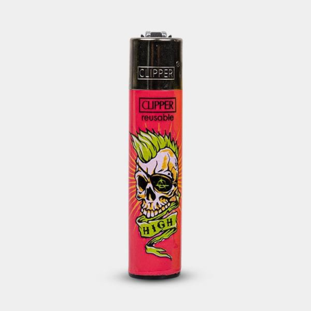 Clipper Skull Mix with Lighters and Ashtray - GB The Green Brand