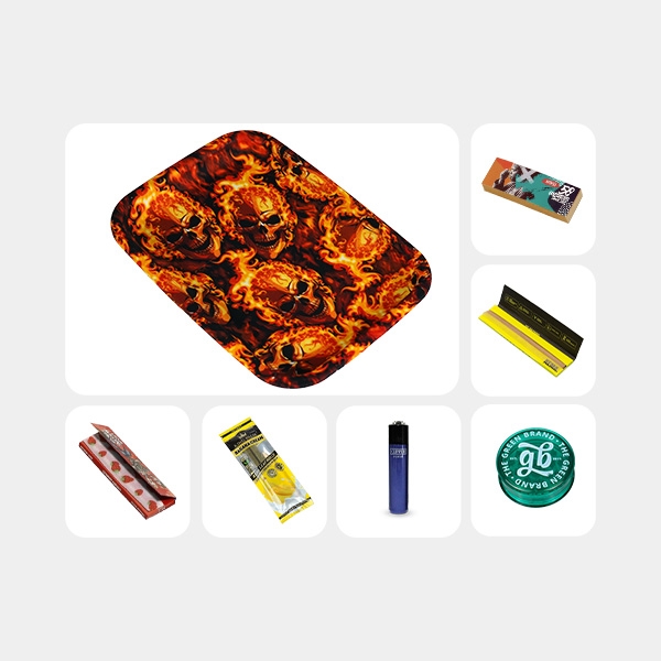View Vendetta's Kitwith paraphernalia items - GB The Green Brand