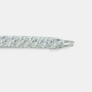 Spiral glass pipe