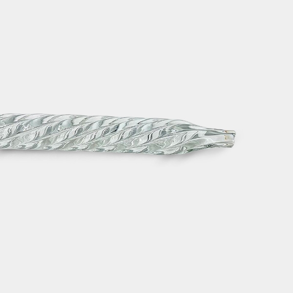 Spiral glass pipe