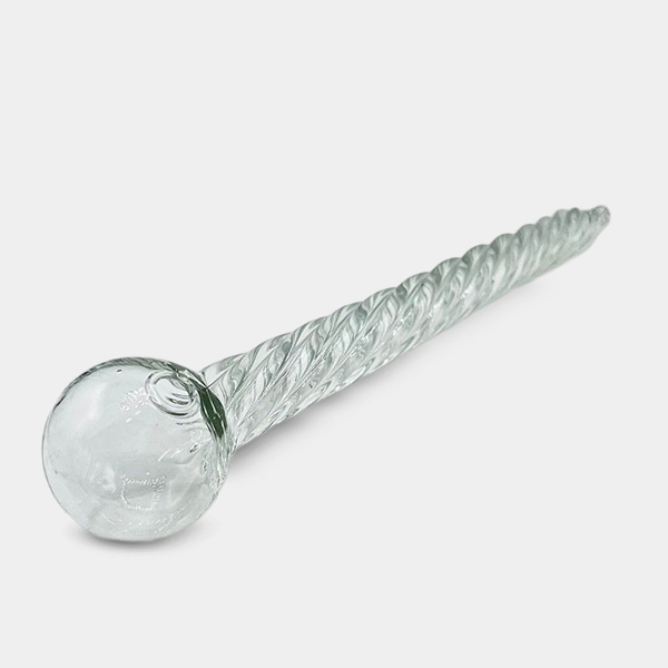 Spiral glass pipe