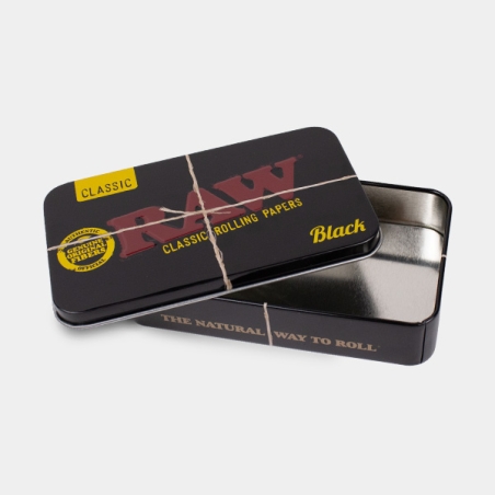 RAW Black XL Metal Box | Rolling Accessories