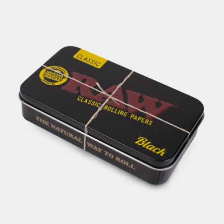 RAW Black XL Metal Box | Rolling Accessories