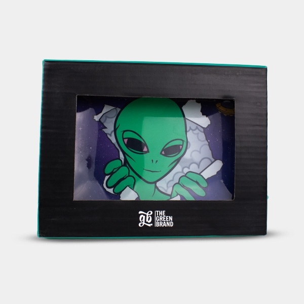 Alien glass tray 16x12 GB creative premium design