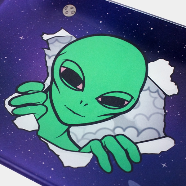 Alien glass tray 16x12 GB creative premium design