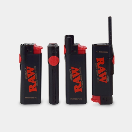 Raw Phoenix 3-in-1 Black Lighter with all functions