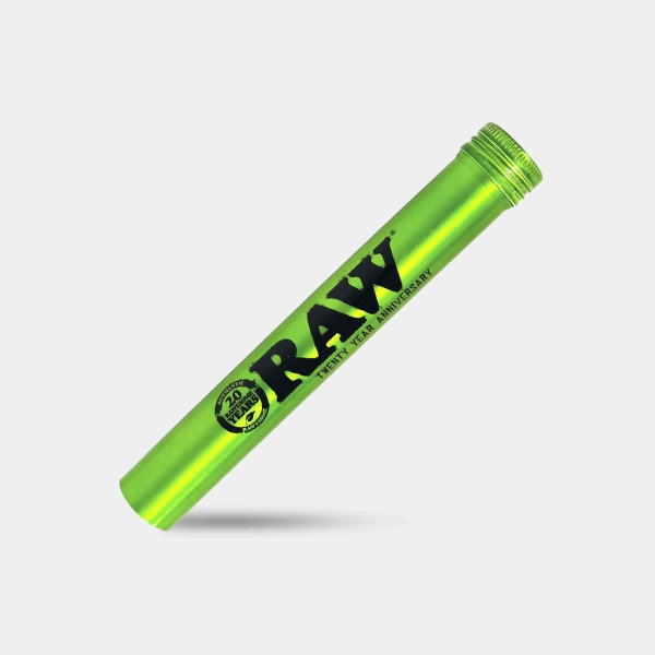 View RAW Emerald Aluminum Doob Tube