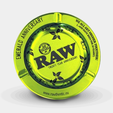 Raw Metal Emerald Ashtray
