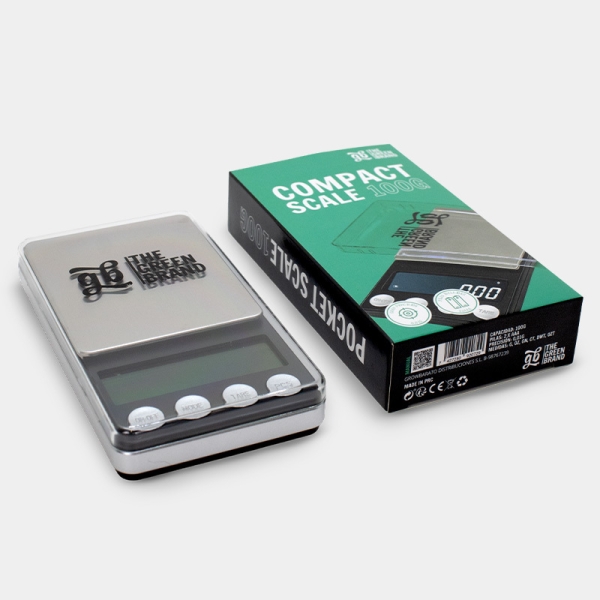 View GB The Green Brand 0.01-100g precision scale with case