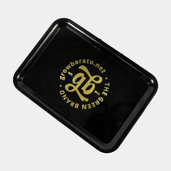 Black plastic tray GB