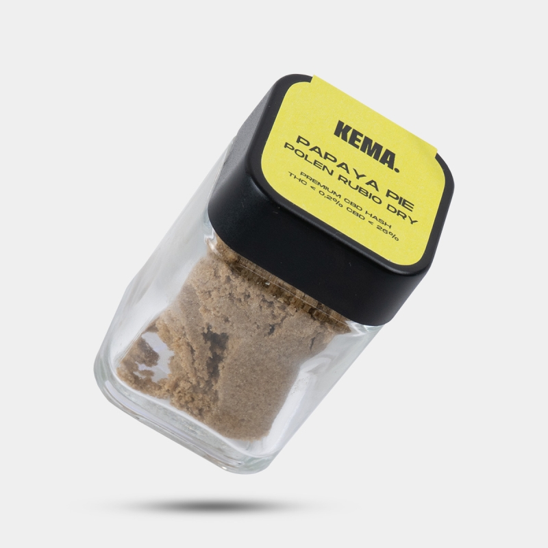 Hash CBD Poland Rubio Dry 'Papaya Pie' KEMA 15g jar