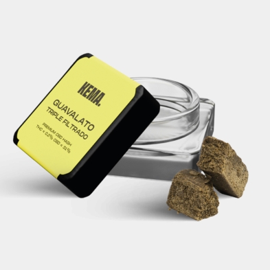 Triple Filtered CBD Hash 'Guavalato' KEMA 3g open