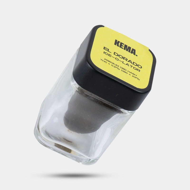 Hash CBD Ice-o-lator 'El Dorado' KEMA jar 15g