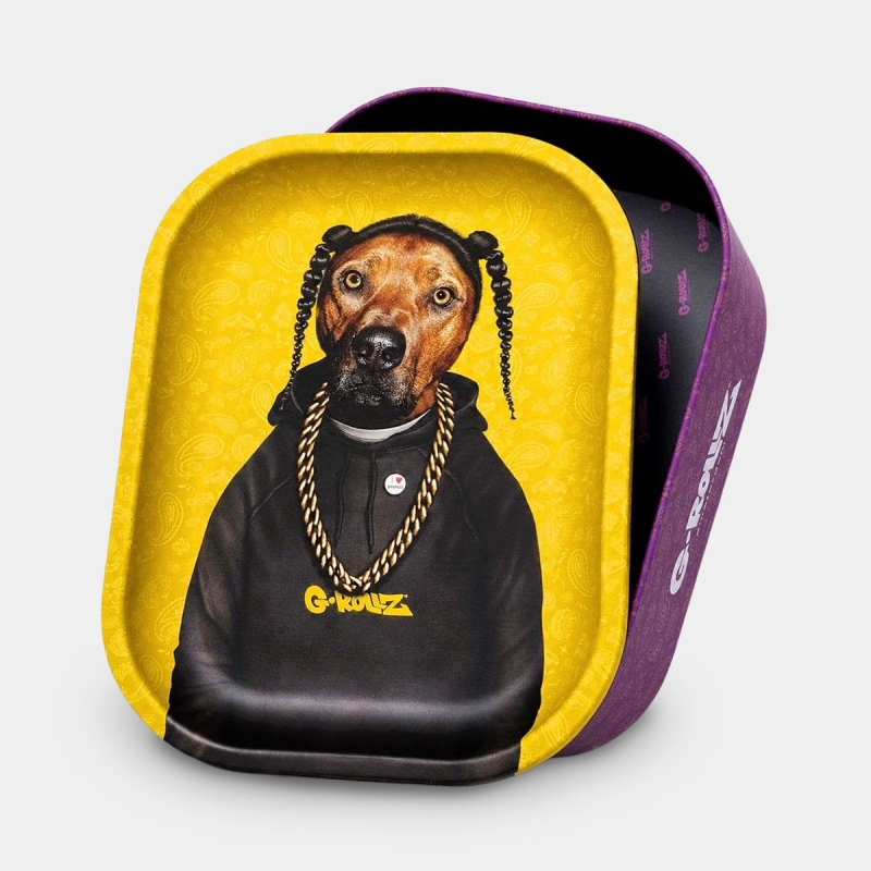 View G-Rollz Yellow Metal Box with Tray | GB