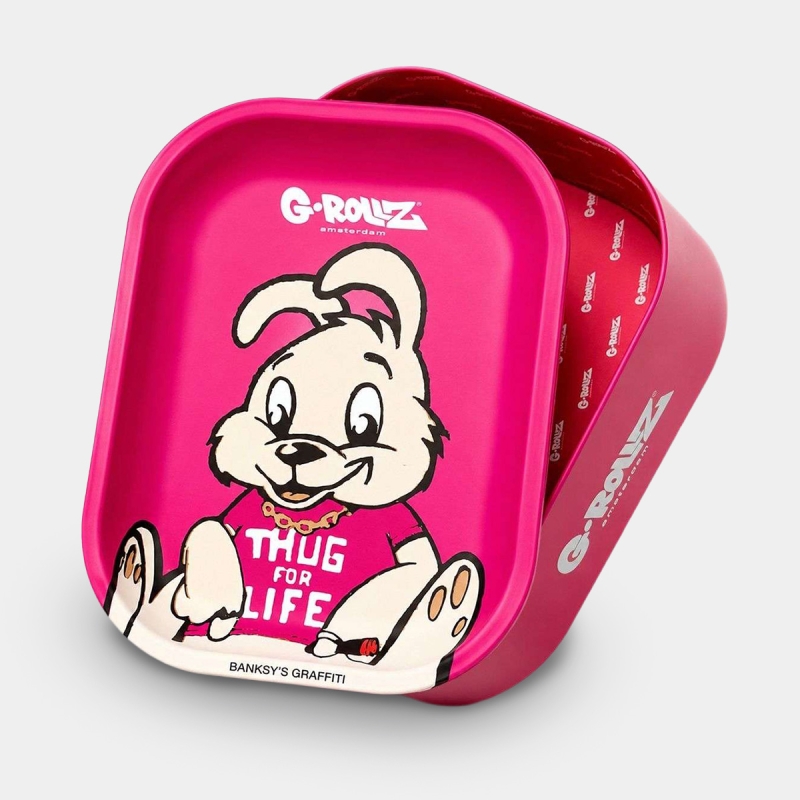 View G-Rollz Pink Metal Box with Tray | GB
