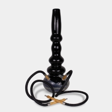 Billy Bong Thornton 56cm black bong with hoses