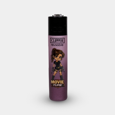 Clipper Flow Movie Lara Croft Lighter