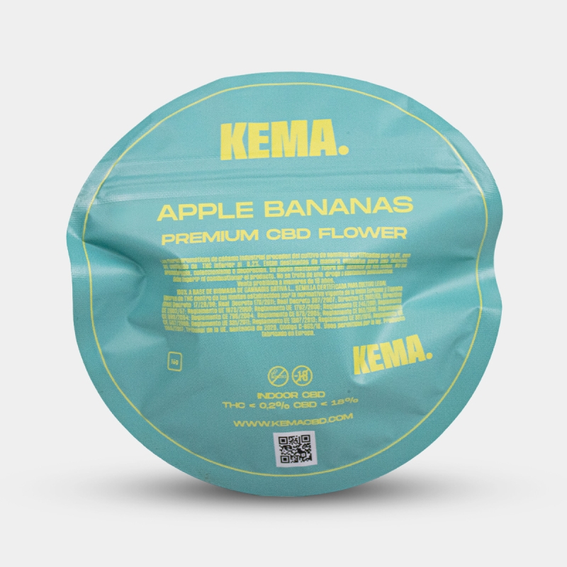 KEMA Apple Bananas Cali 18% CBD flowers