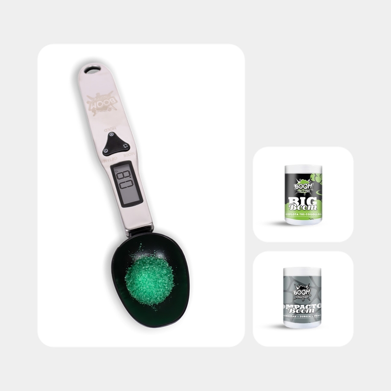 Boom Nutrients fattening kit with spoon scale