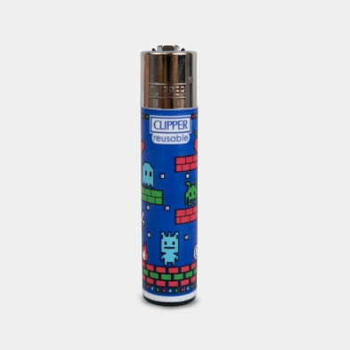 Clipper Lighter Insert Coins | Retro Arcade and Pixel Art Design
