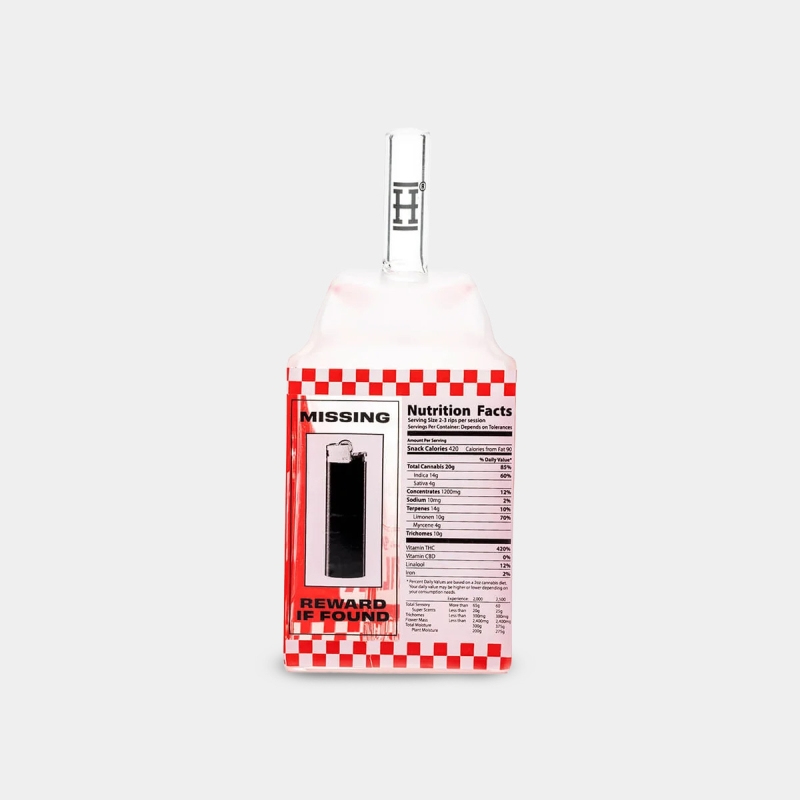 Hemper Weedies Milk Carton Bong