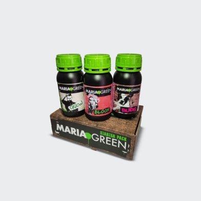 Maria Green Starter Pack: Grow, Bloom, and Buds 250 ml