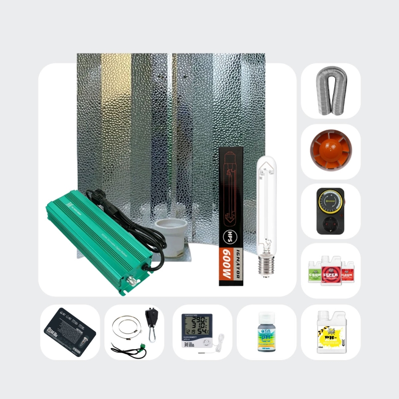 Indoor Grow Kit 600W Without Grow Tent | GB The Green Brand